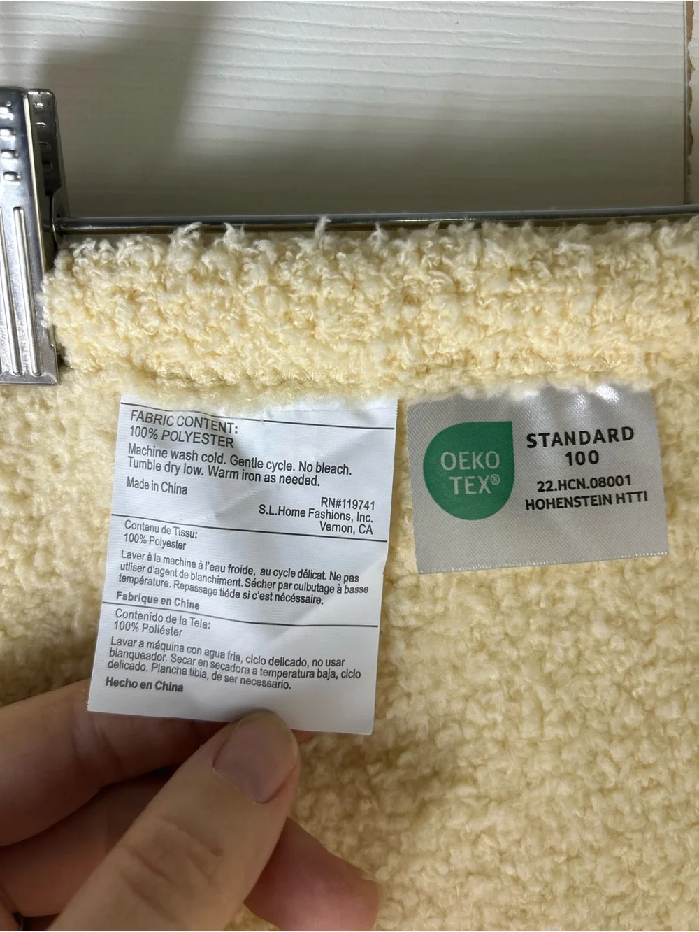 SL Home Fashions Solid Yellow Baby Blanket Soft Fuzzy Security Lovey